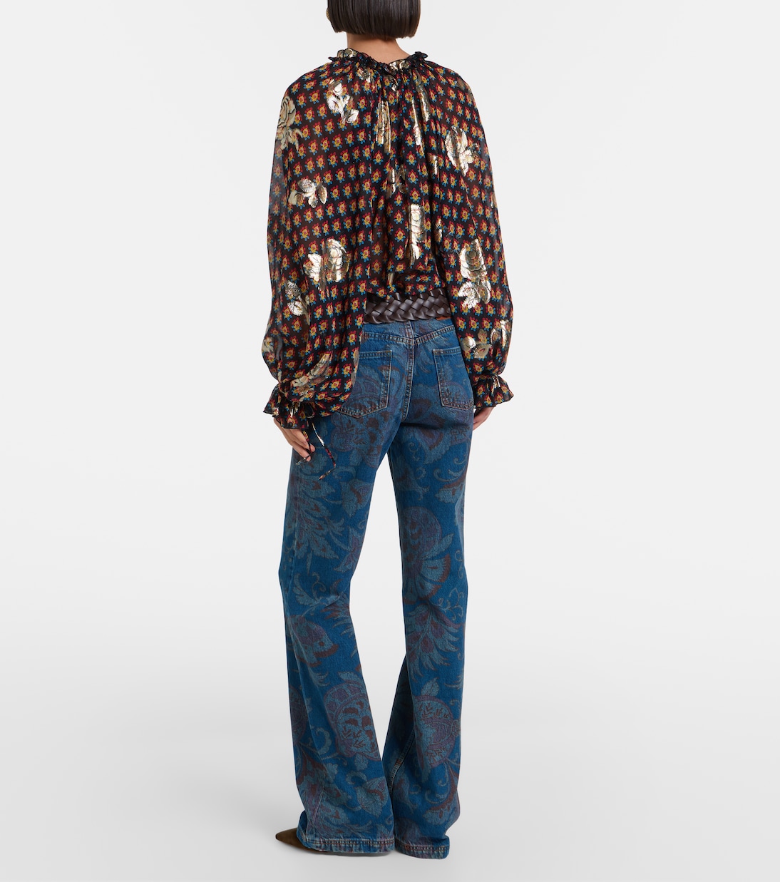 Jeans flared florales | Etro