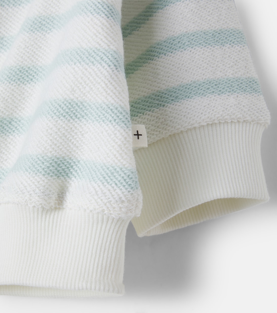 Marroig striped cotton fleece sweatshirt | 1 + in the Family