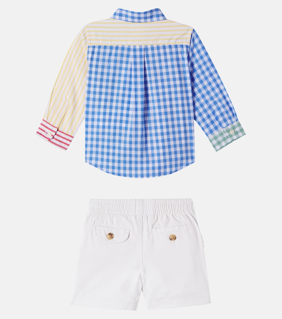 Baby - Set di camicia e shorts in cotone | Polo Ralph Lauren Kids