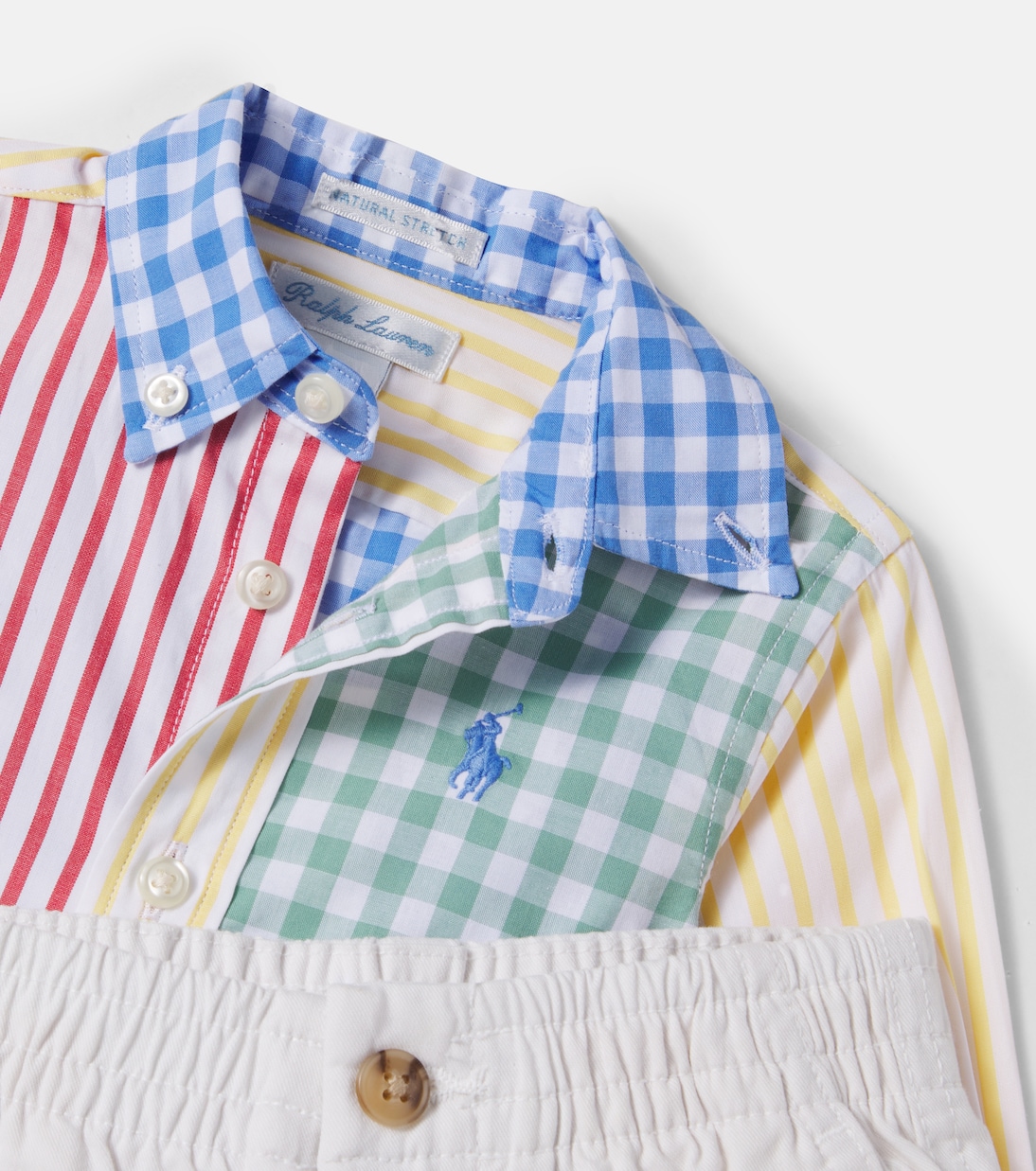 Baby - Set di camicia e shorts in cotone | Polo Ralph Lauren Kids