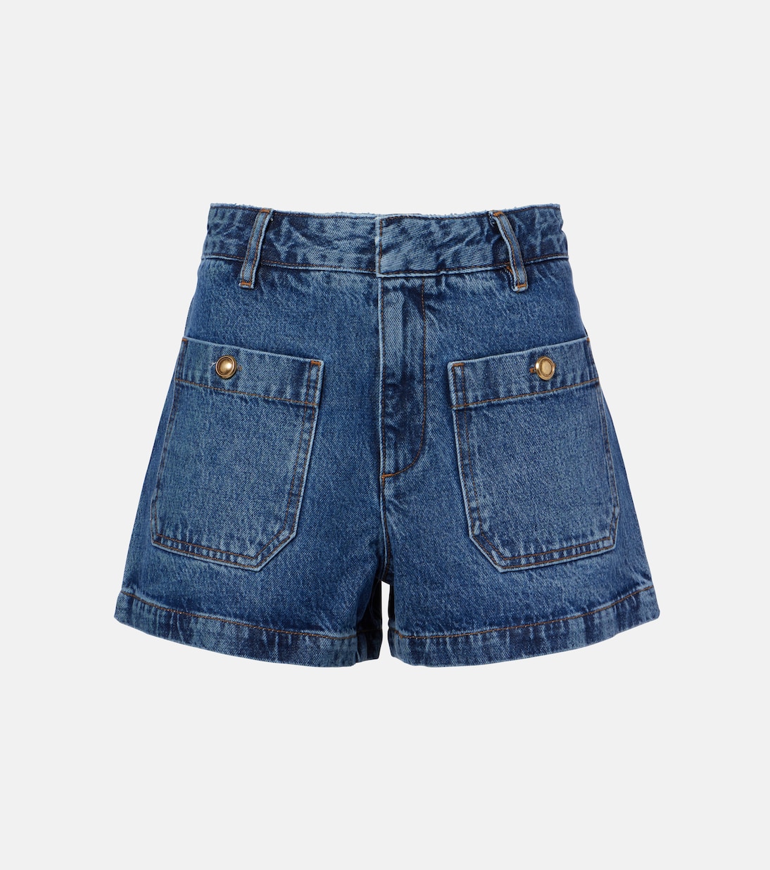 Cruise high-rise denim shorts | Frame
