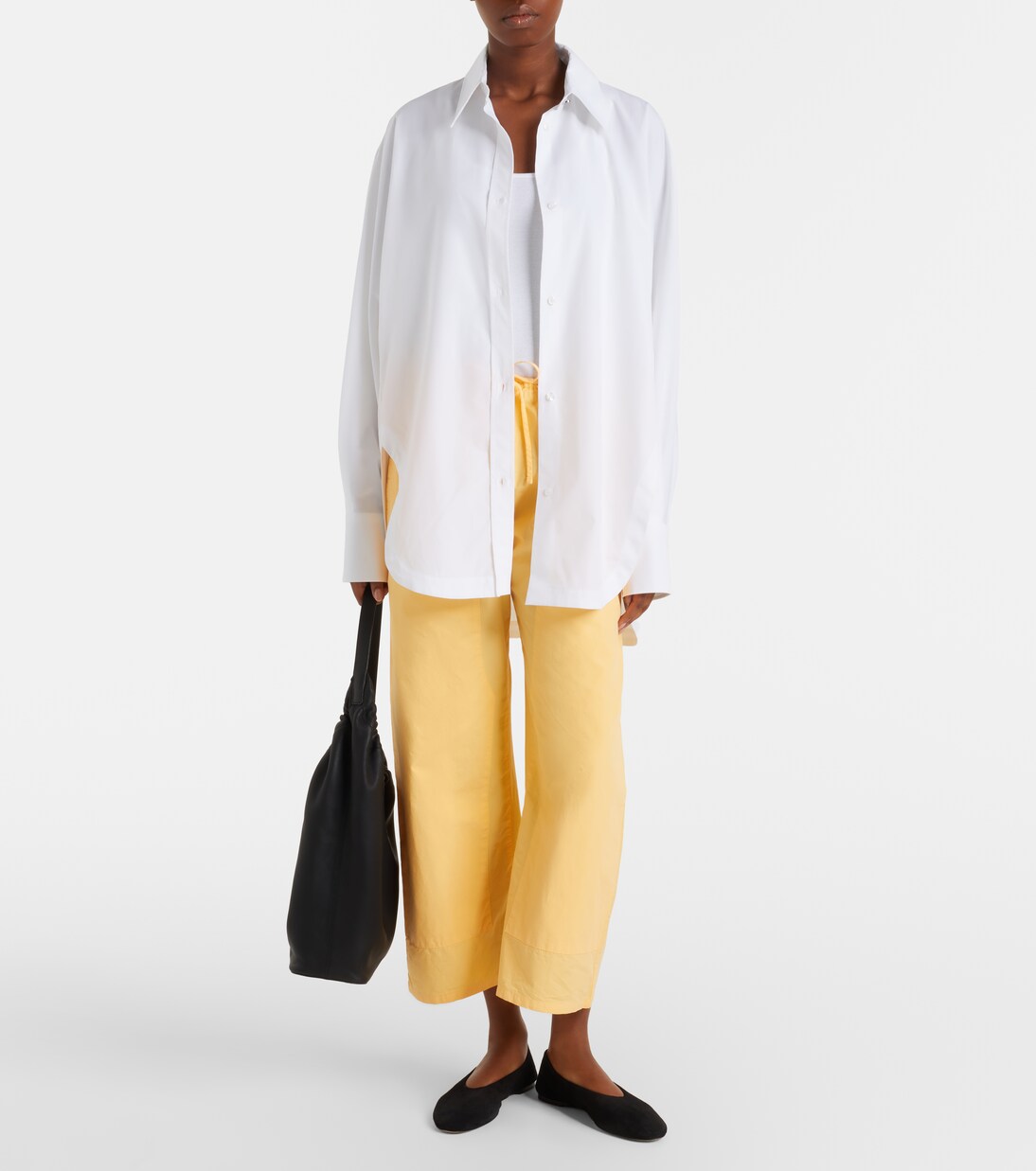 Pantalones anchos Kyoto de algodón | Leset