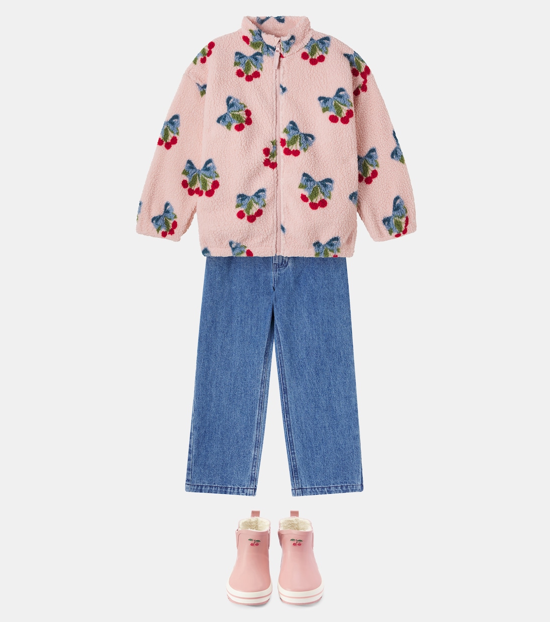 Bedruckte Jacke Jody aus Teddyfleece | Konges Sløjd