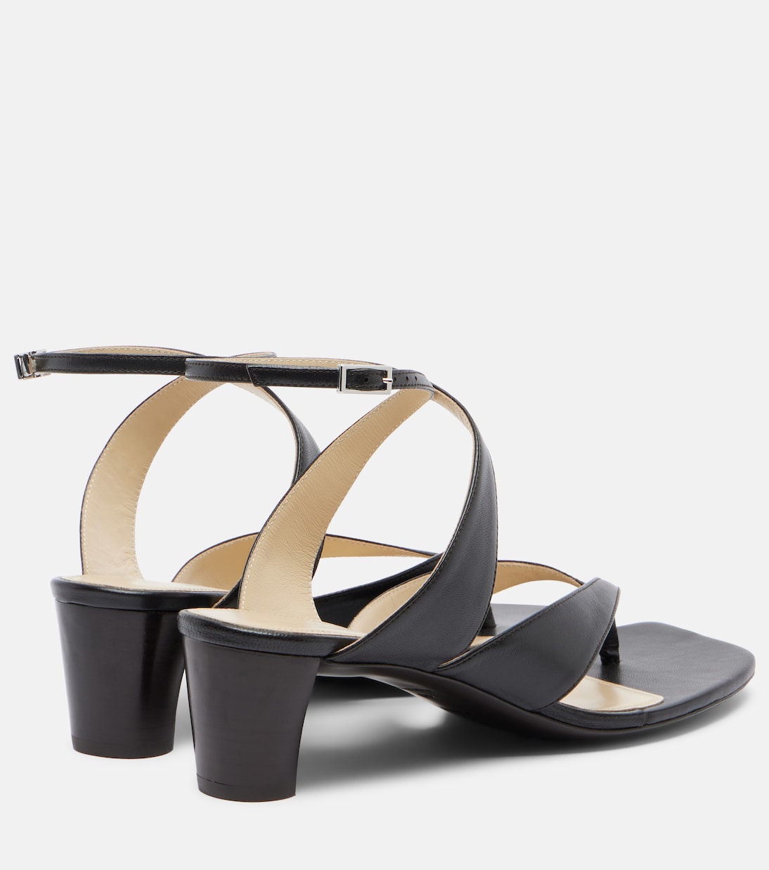 Leather slingback thong sandals | Lemaire