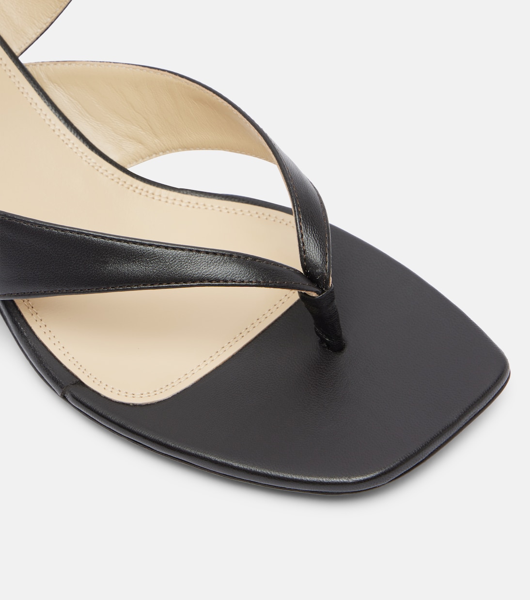 Leather slingback thong sandals | Lemaire