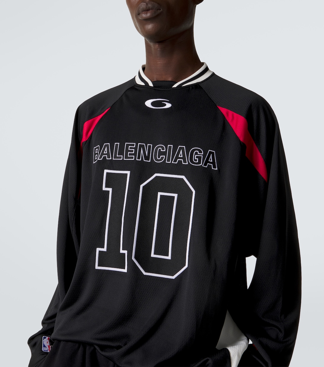 x NBA logo jersey T-shirt | Balenciaga