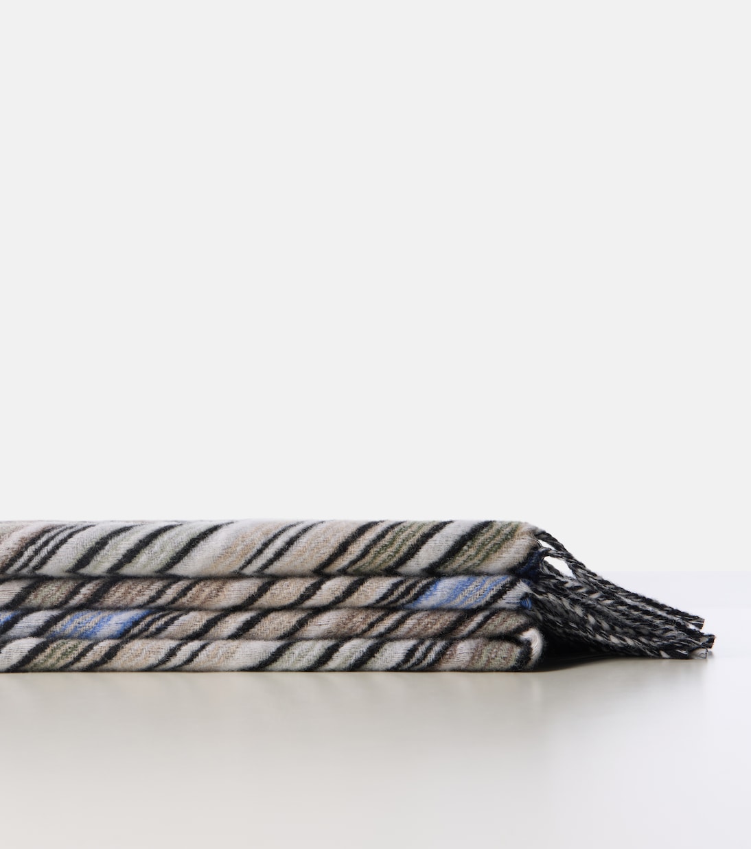 Perseo Zigzag wool and cashmere throw | Missoni