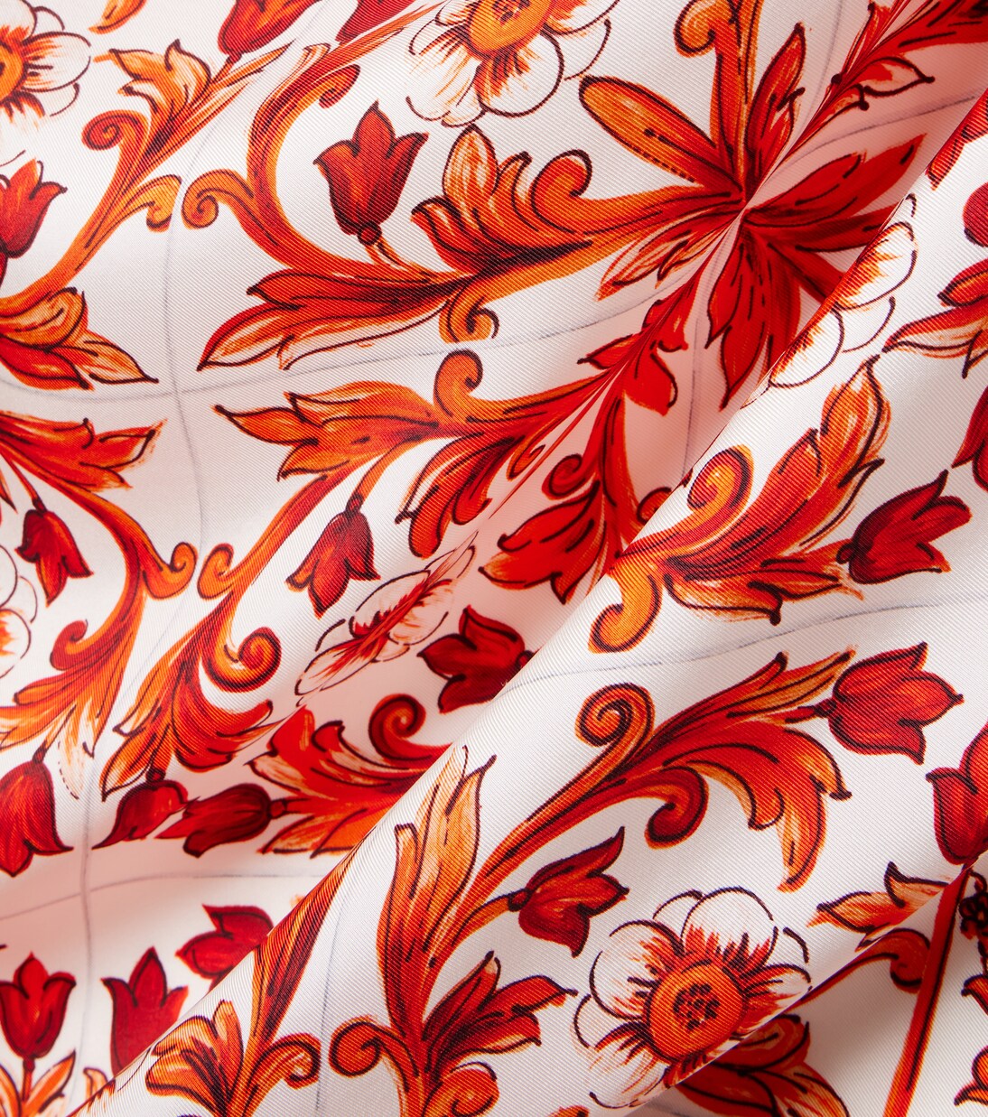 Majolica silk twill scarf | Dolce&Gabbana