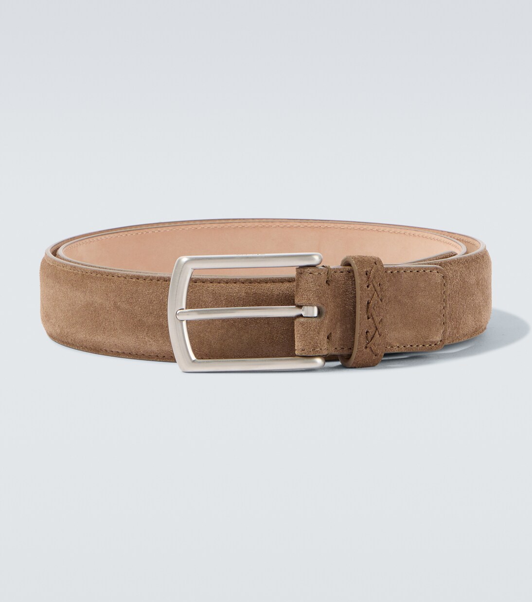 Triple Stitch suede belt | Zegna
