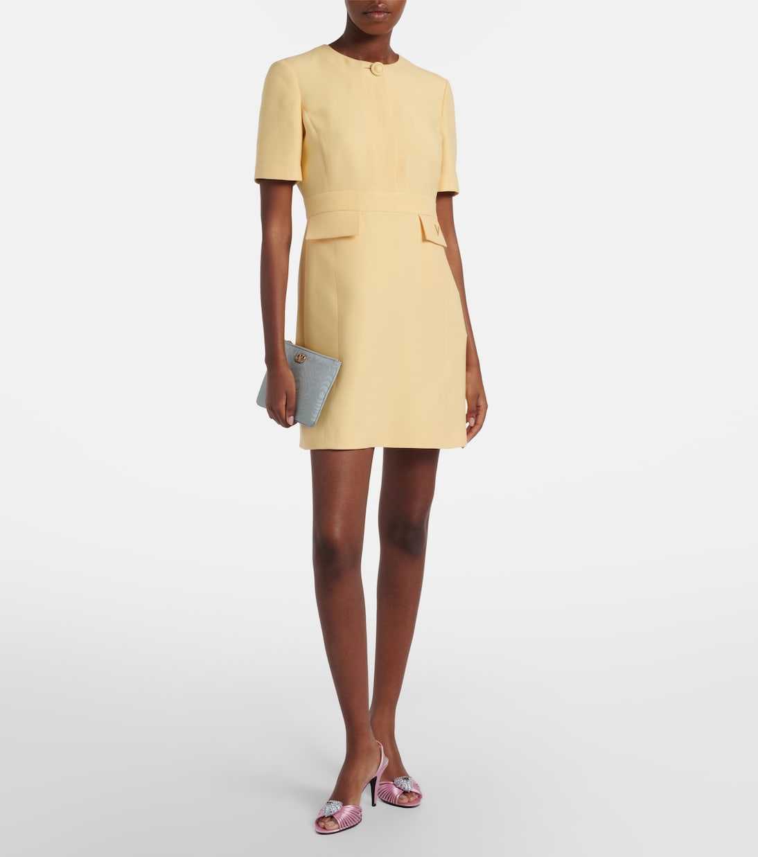 Crepe Couture VGold minidress | Valentino