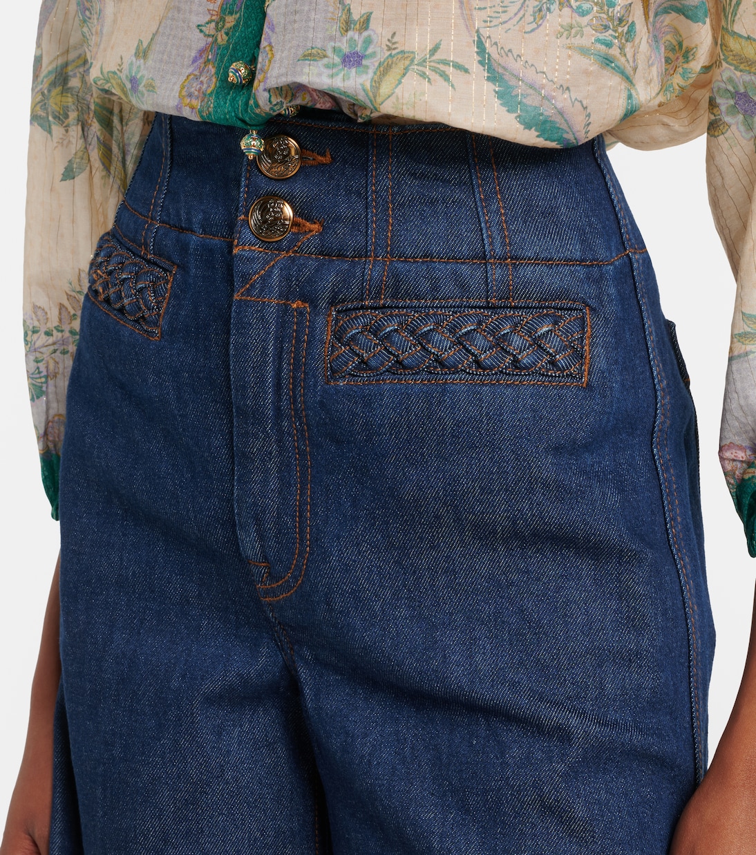 Cropped Flared Jeans Aster | Zimmermann