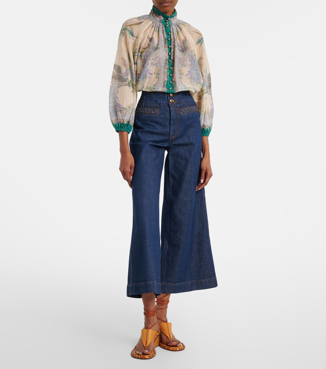 Cropped Flared Jeans Aster | Zimmermann