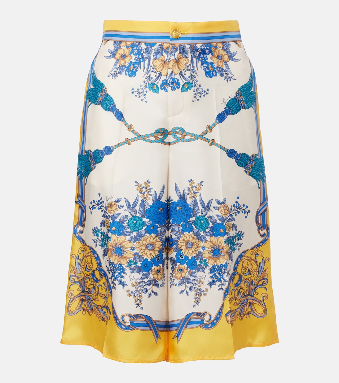Culottes aus Seiden-Twill | Gucci