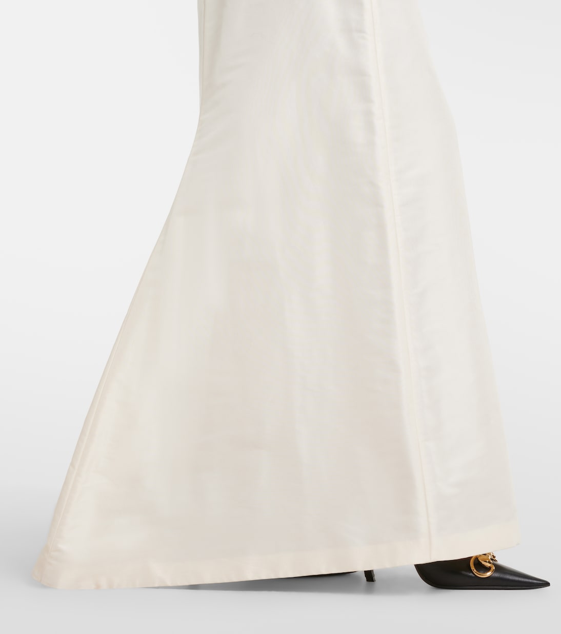 Gonna lunga in faille di seta | Gucci