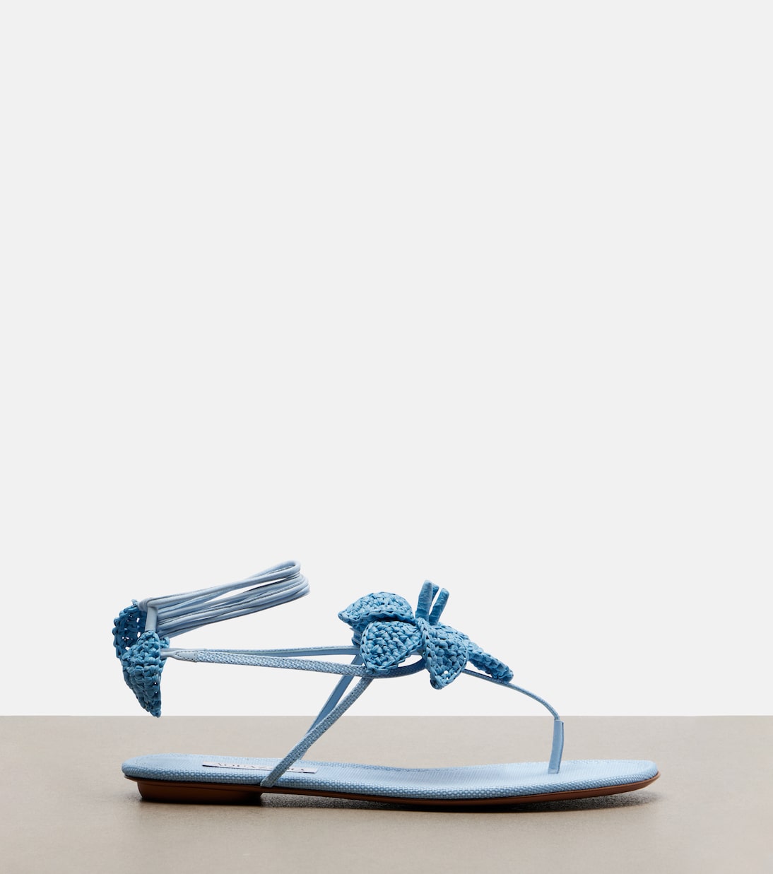 Sandali Calypso in rafia con pelle | Aquazzura