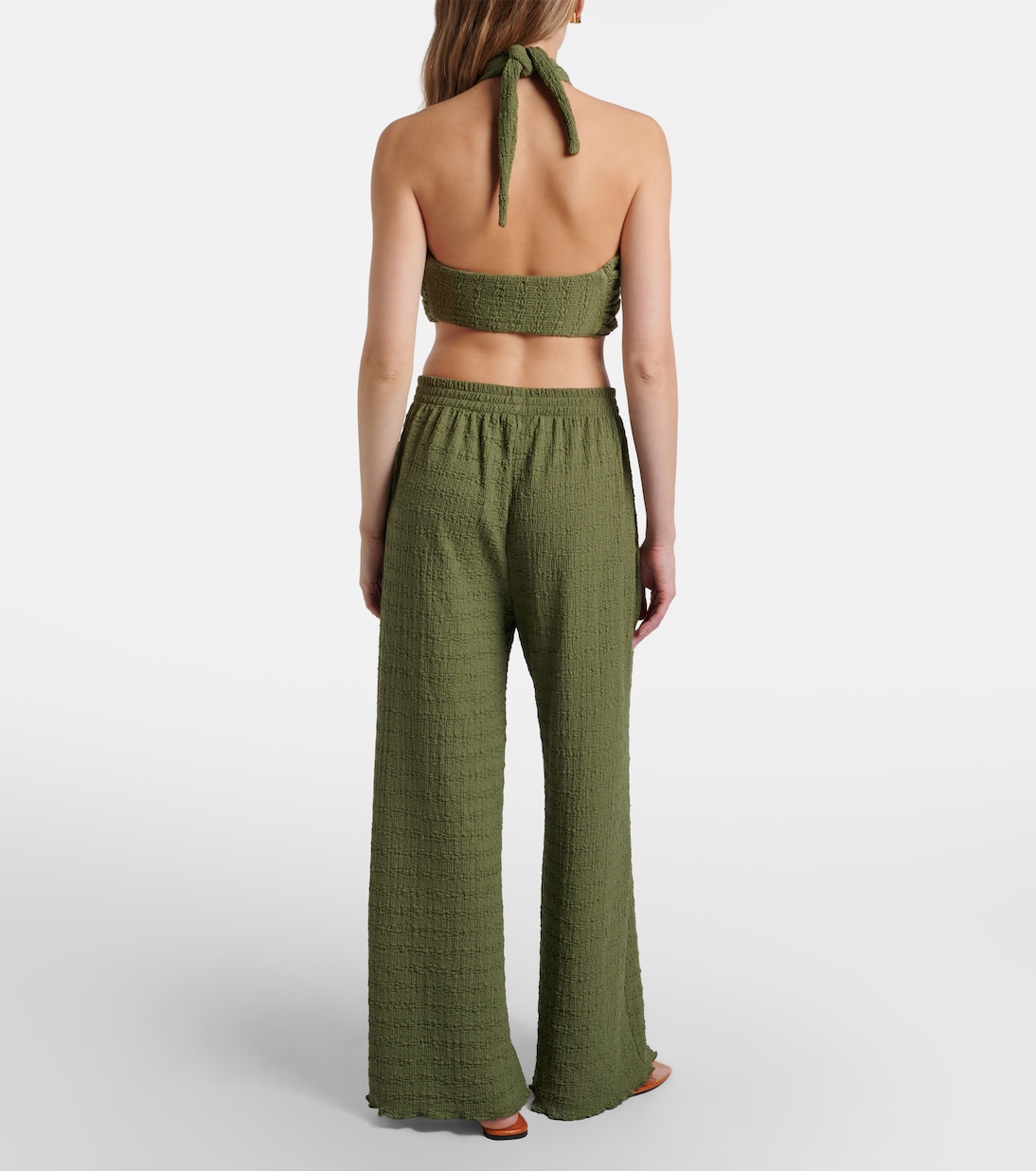 Amaya sheer wide-leg pants | Jade Swim