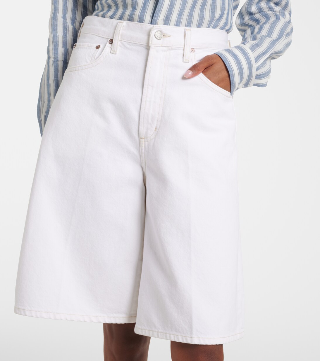 Nolan denim Bermuda shorts | Agolde