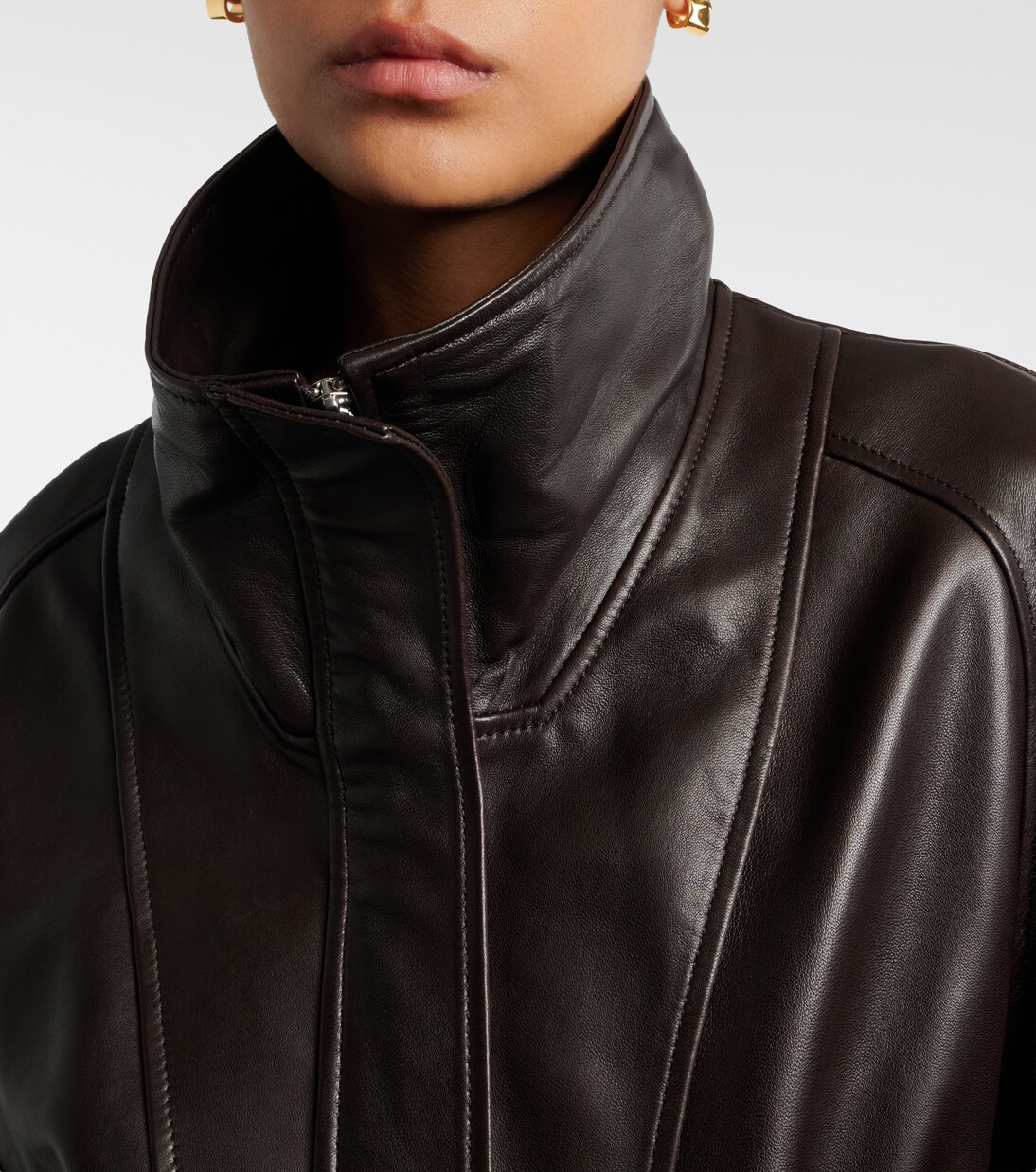 Lederjacke Quai | Nour Hammour