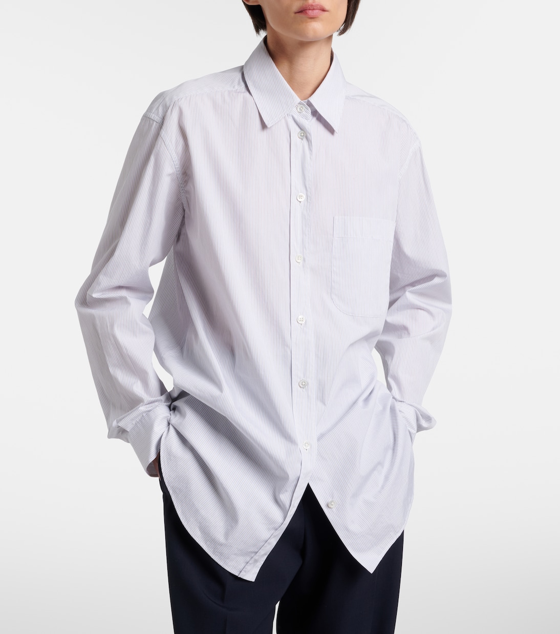Chemise Gavina en coton à rayures | The Row