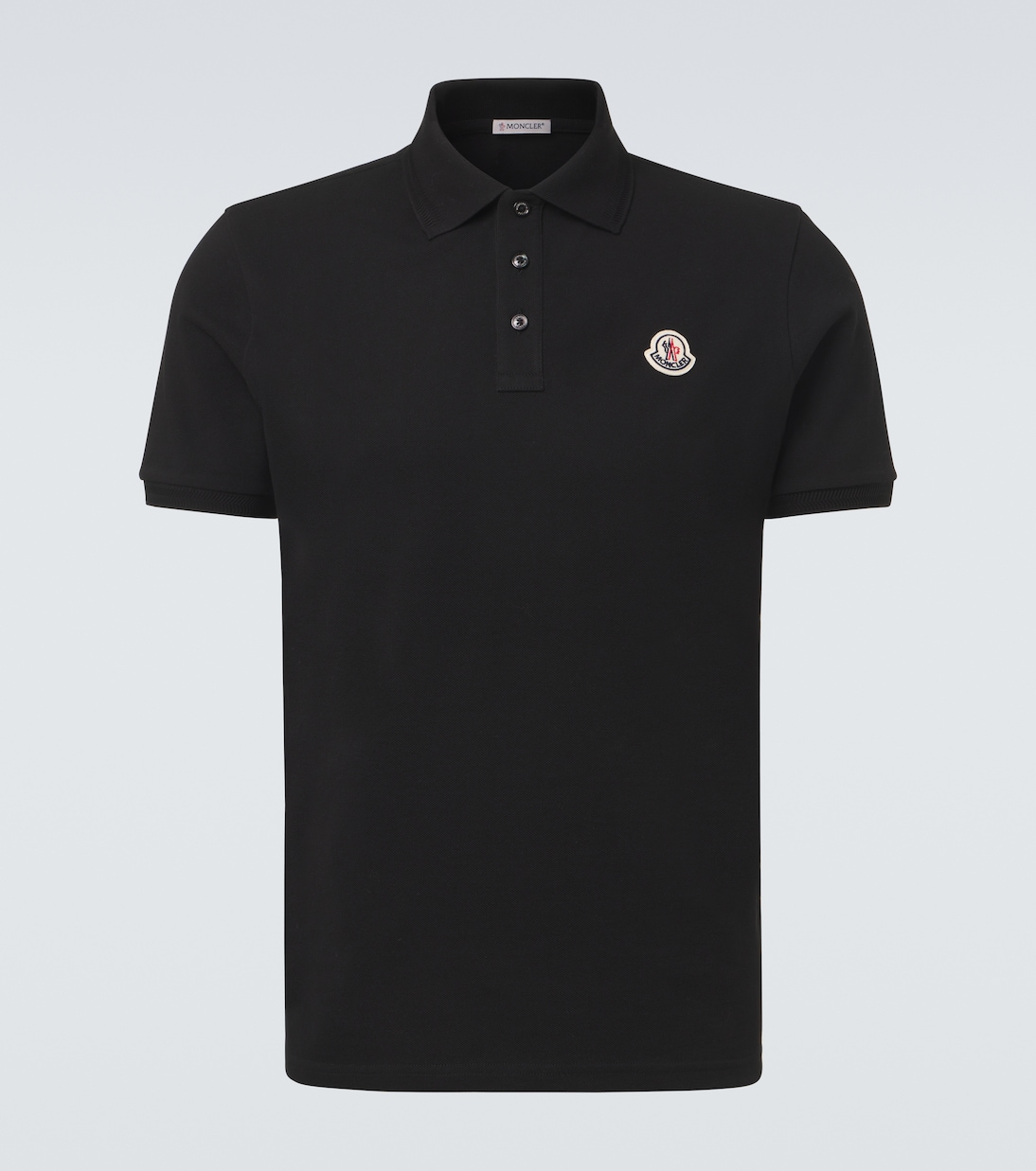 Logo cotton piqué polo shirt | Moncler