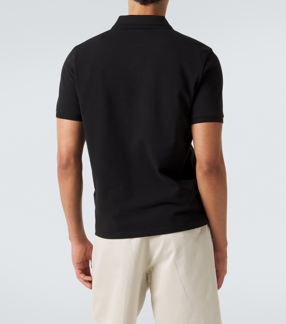 Logo cotton piqué polo shirt | Moncler