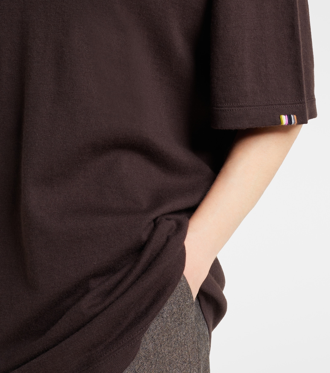 N°269 Rik cotton and cashmere T-shirt | Extreme Cashmere