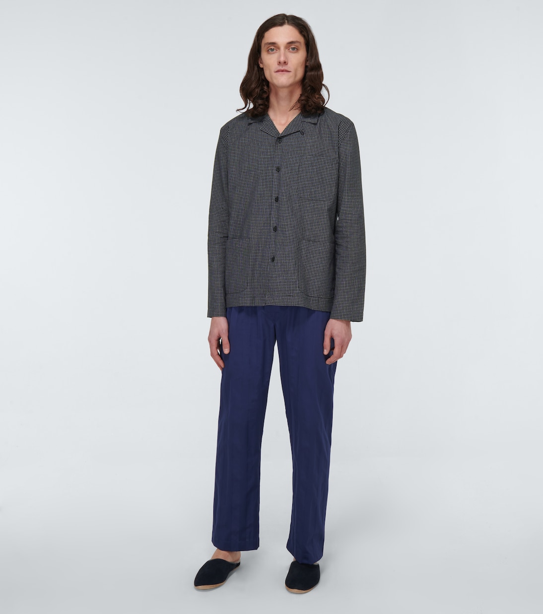 Camisa de pijama de algodón | Sunspel