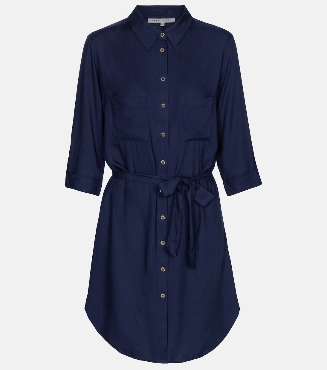 Core button-down shirt dress | Heidi Klein