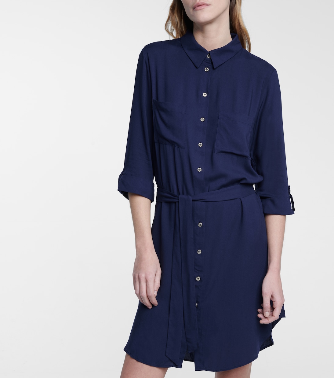 Core button-down shirt dress | Heidi Klein