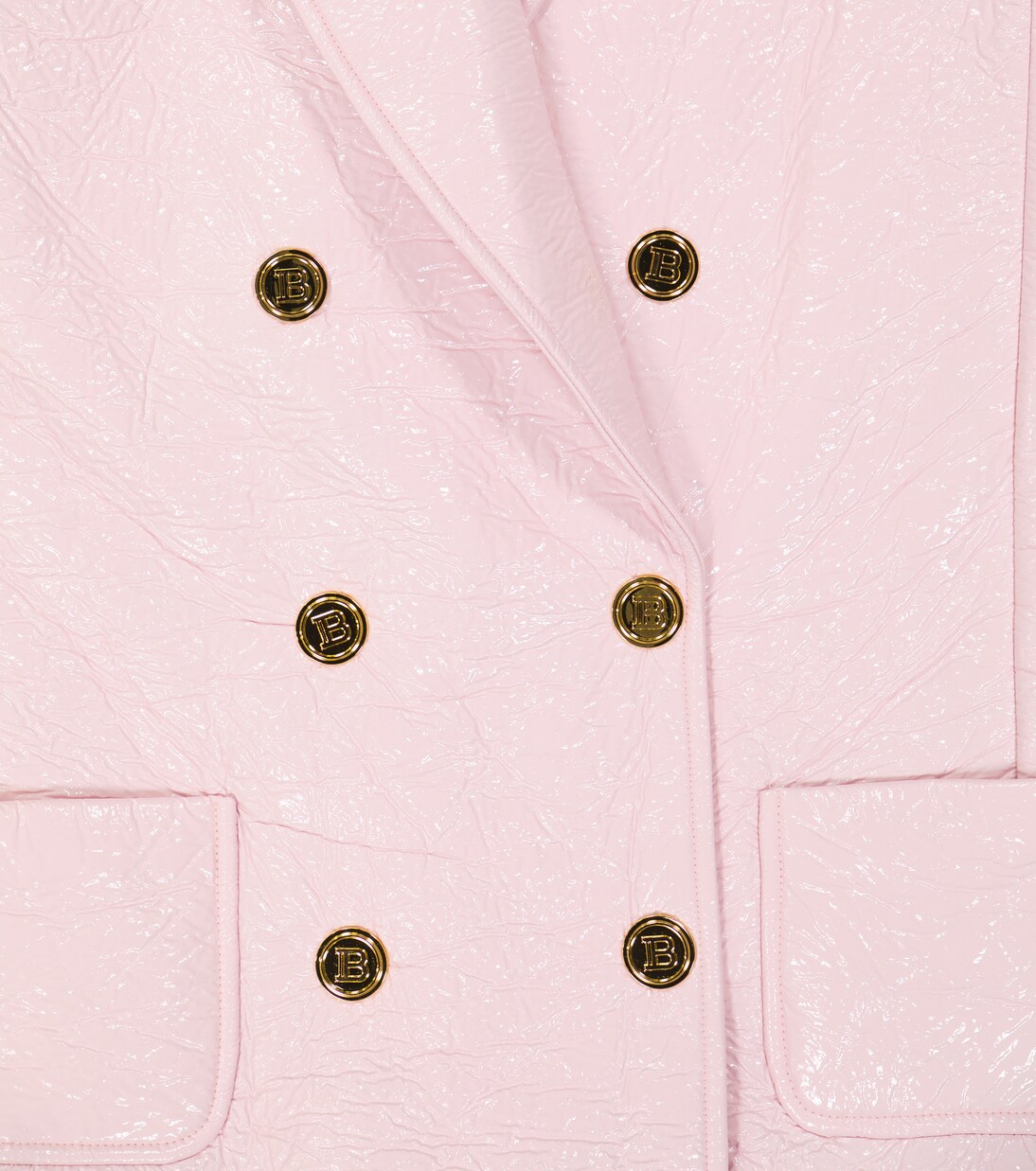 Coated cotton-blend vest | Balmain Kids