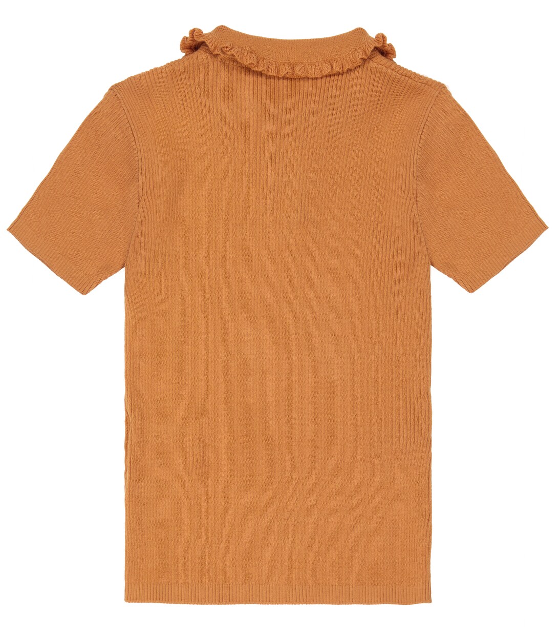 Anyssa ruffled cotton polo shirt | Bonpoint