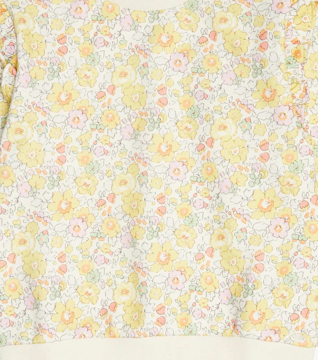 Sweat-shirt en coton à fleurs | Tartine et Chocolat