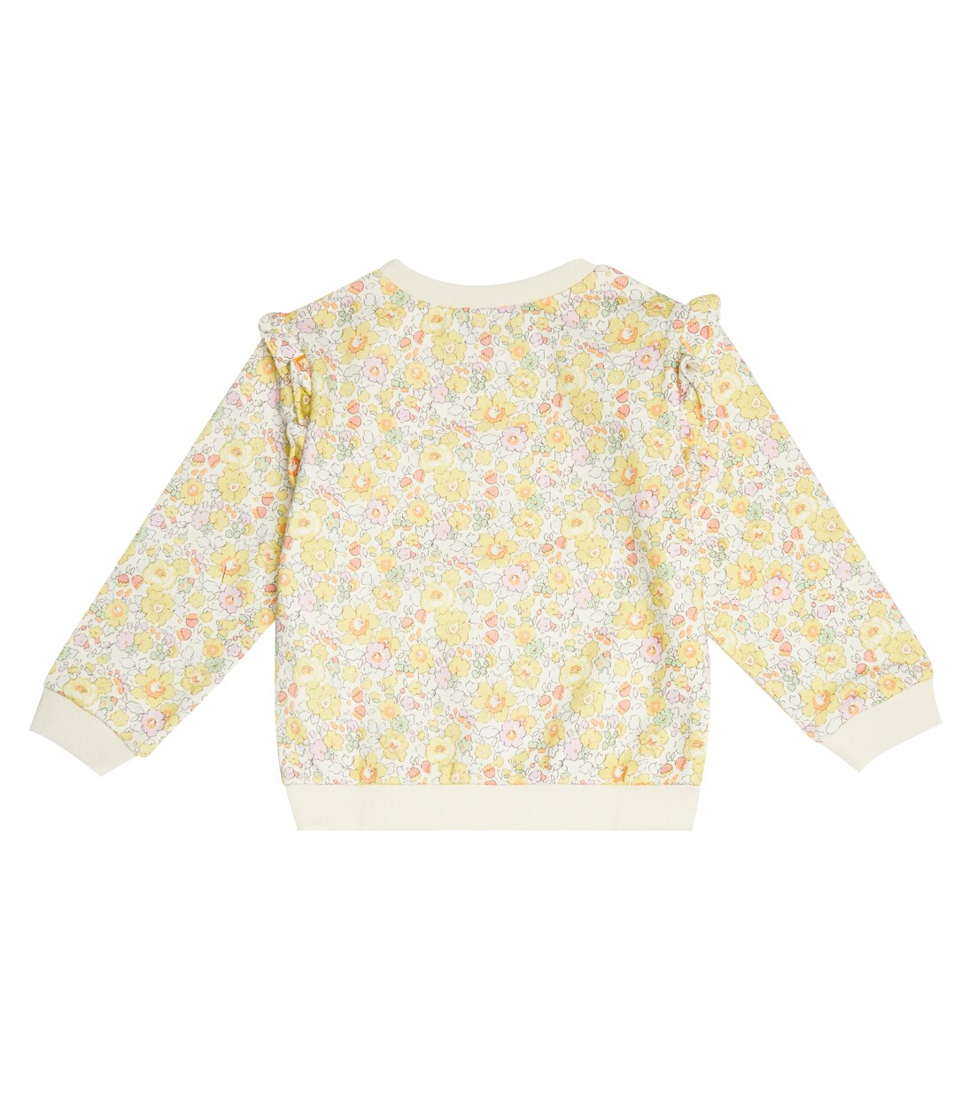 Sweat-shirt en coton à fleurs | Tartine et Chocolat