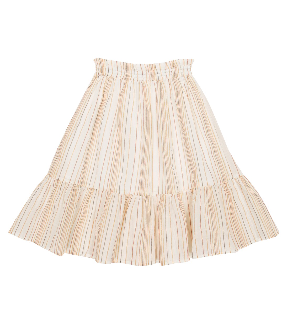 Aliette striped cotton-blend skirt | Bonpoint