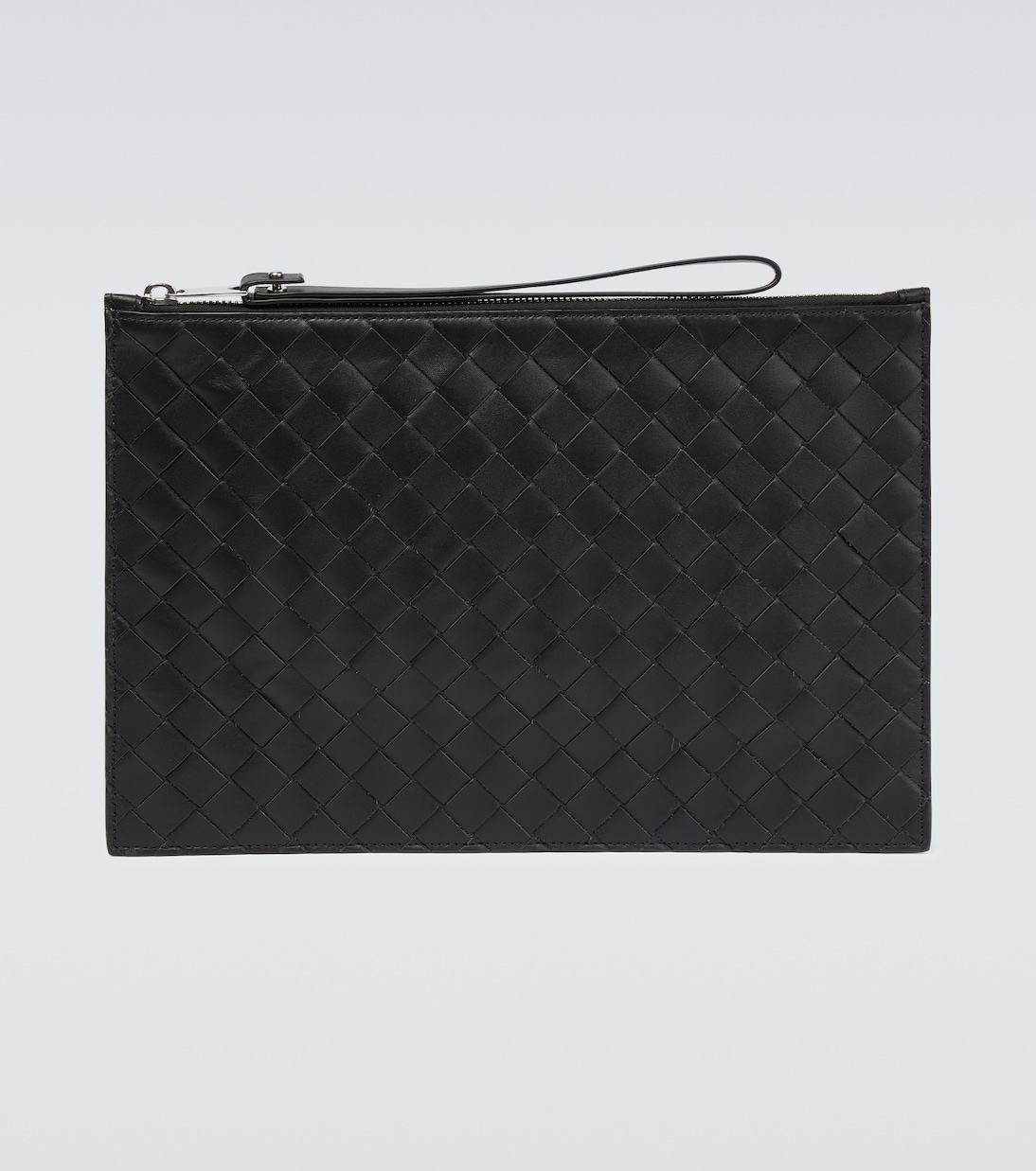 Intrecciato Large leather pouch | Bottega Veneta