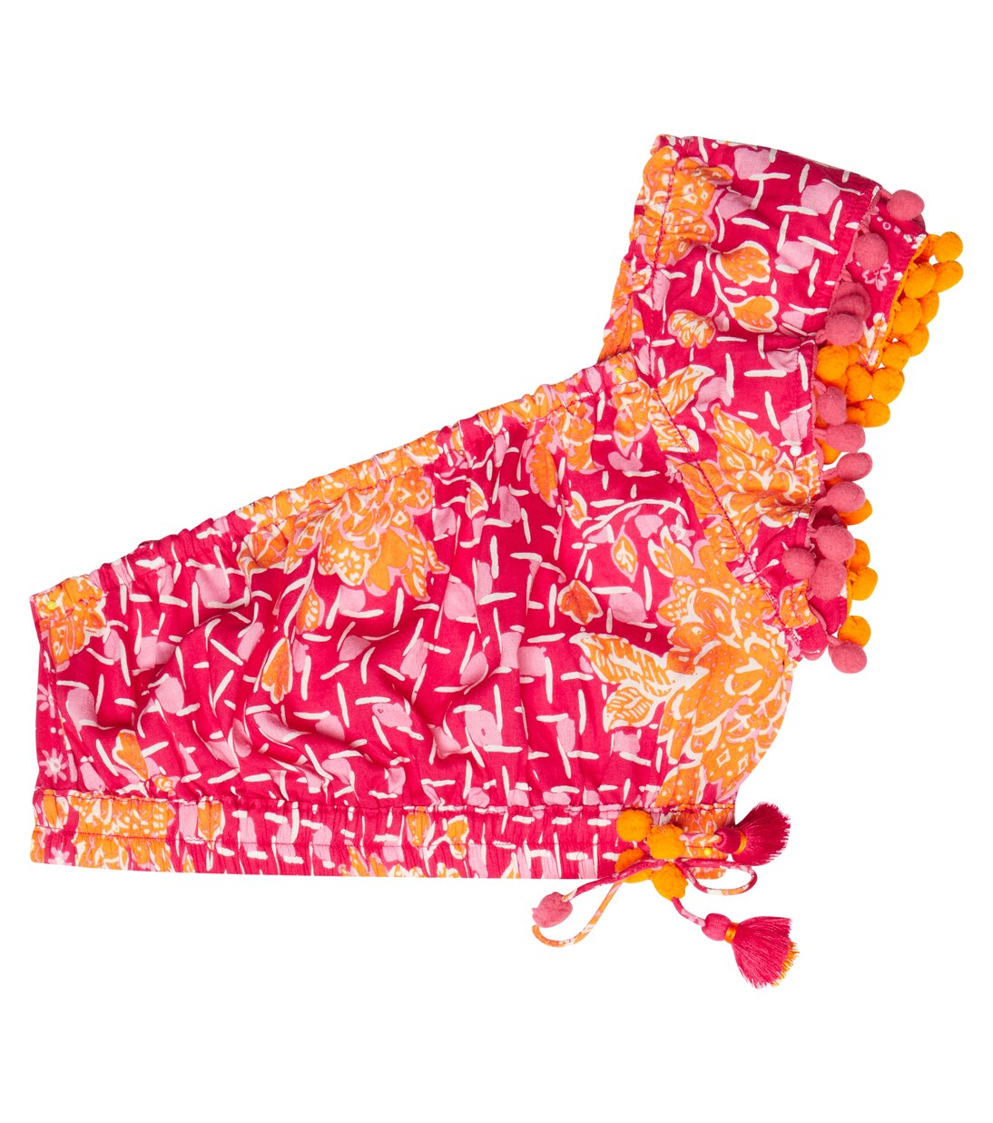 Kaia floral crop top | Poupette St Barth Kids