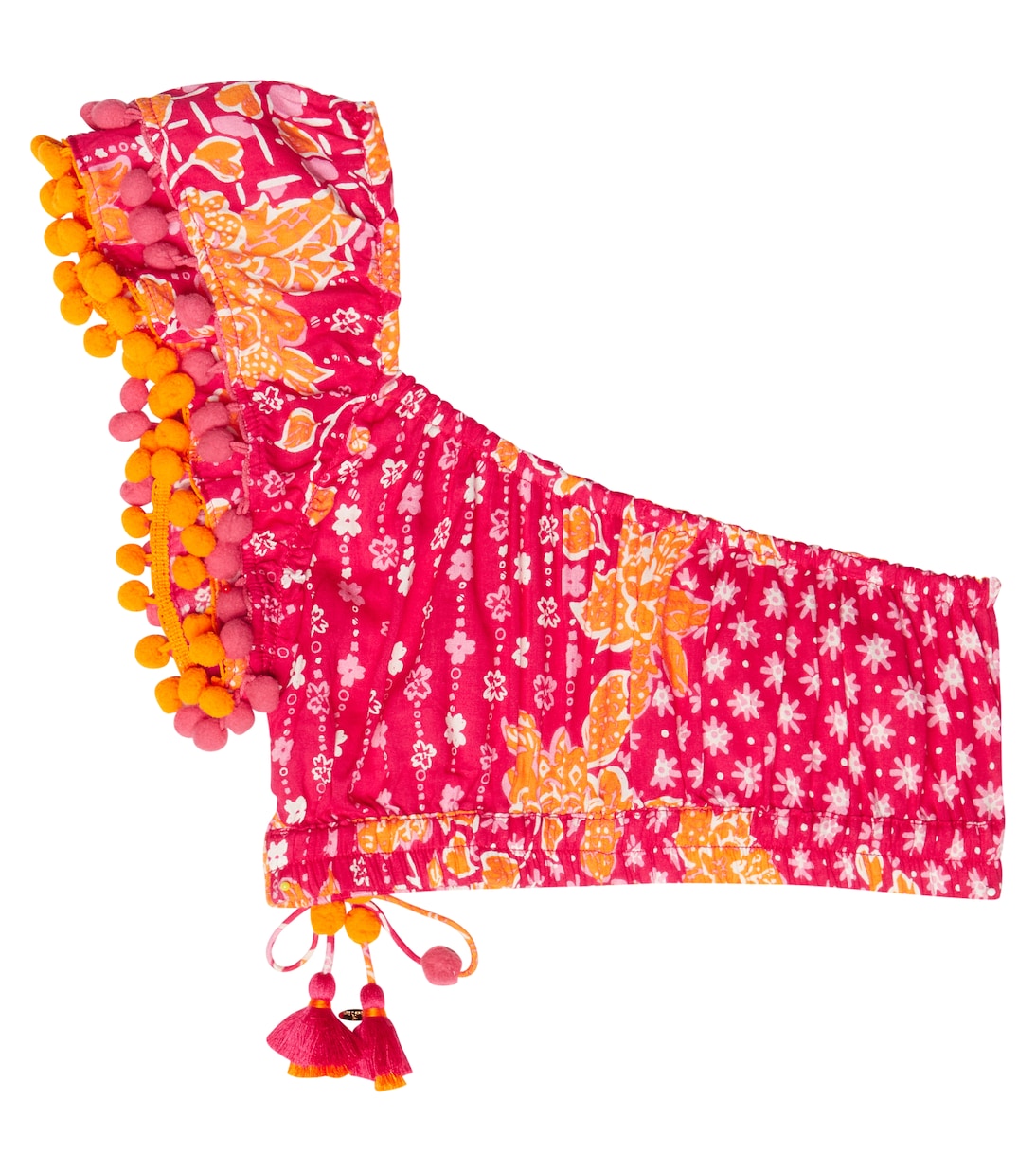 Kaia floral crop top | Poupette St Barth Kids