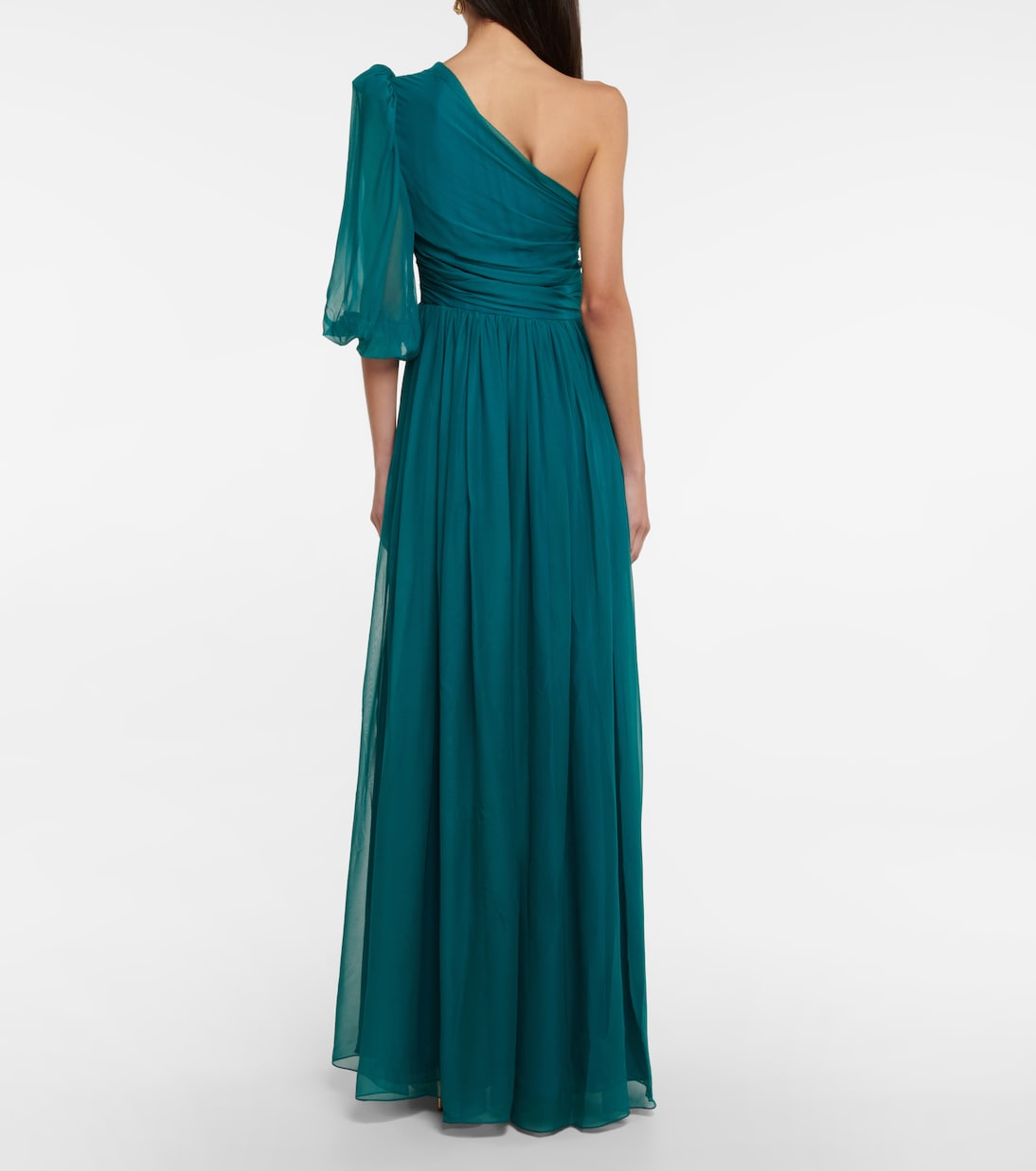 Robe Shauna aus Seiden-Georgette | Costarellos