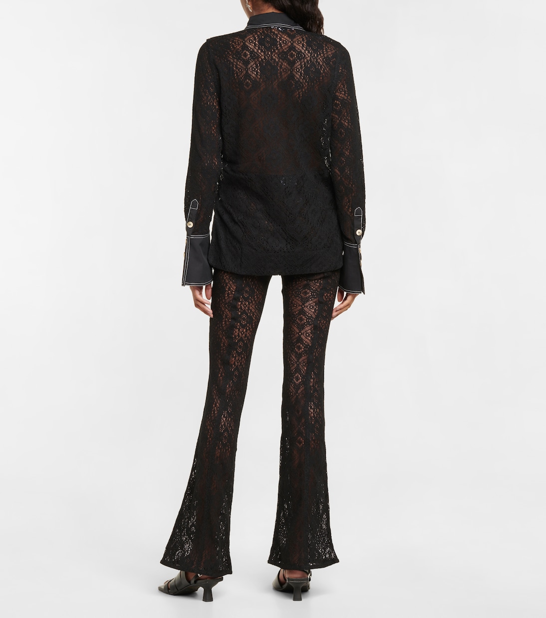 Hemd aus Spitze | Ganni