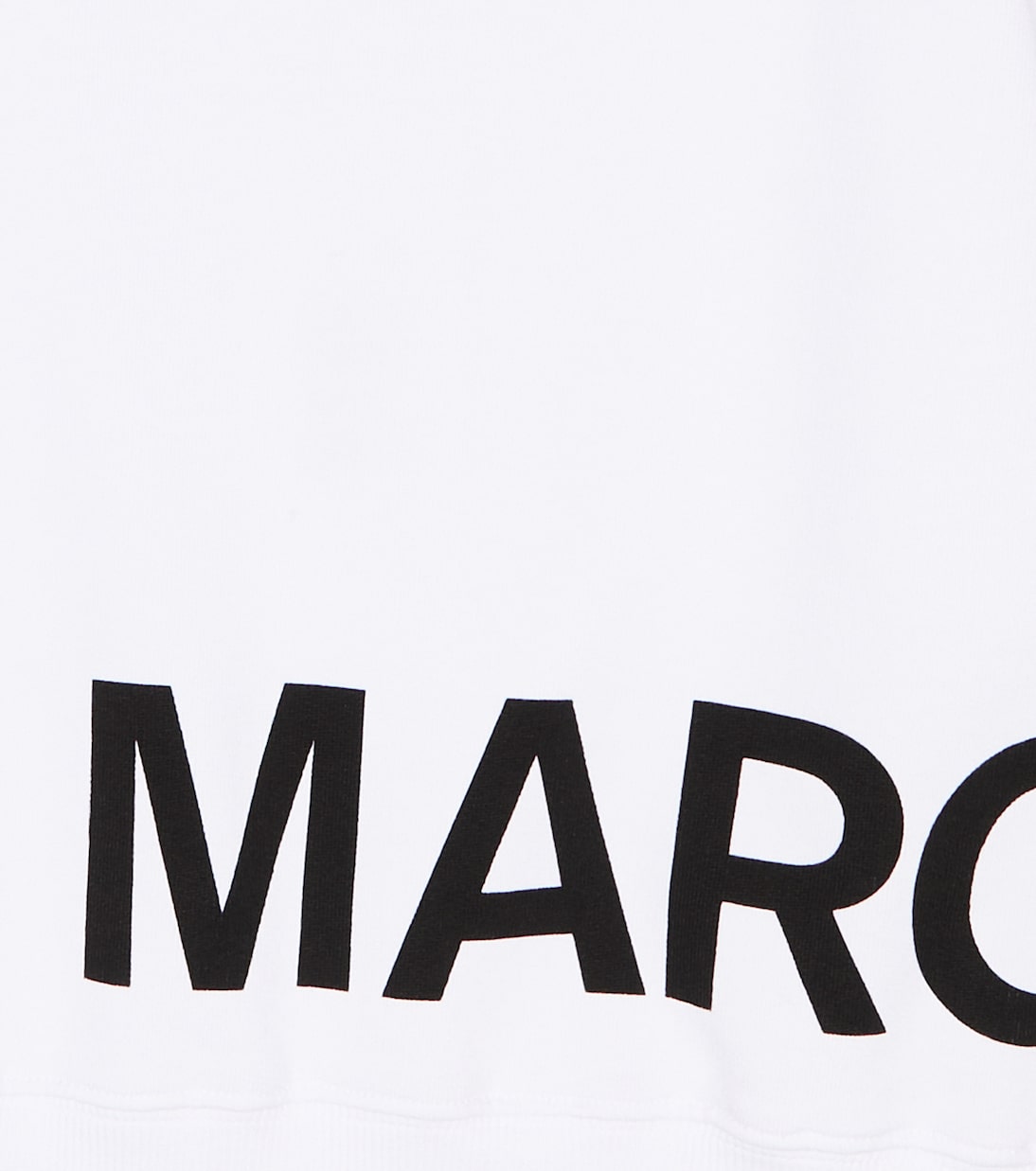 Logo-printed cotton sweatshirt | MM6 Maison Margiela Kids
