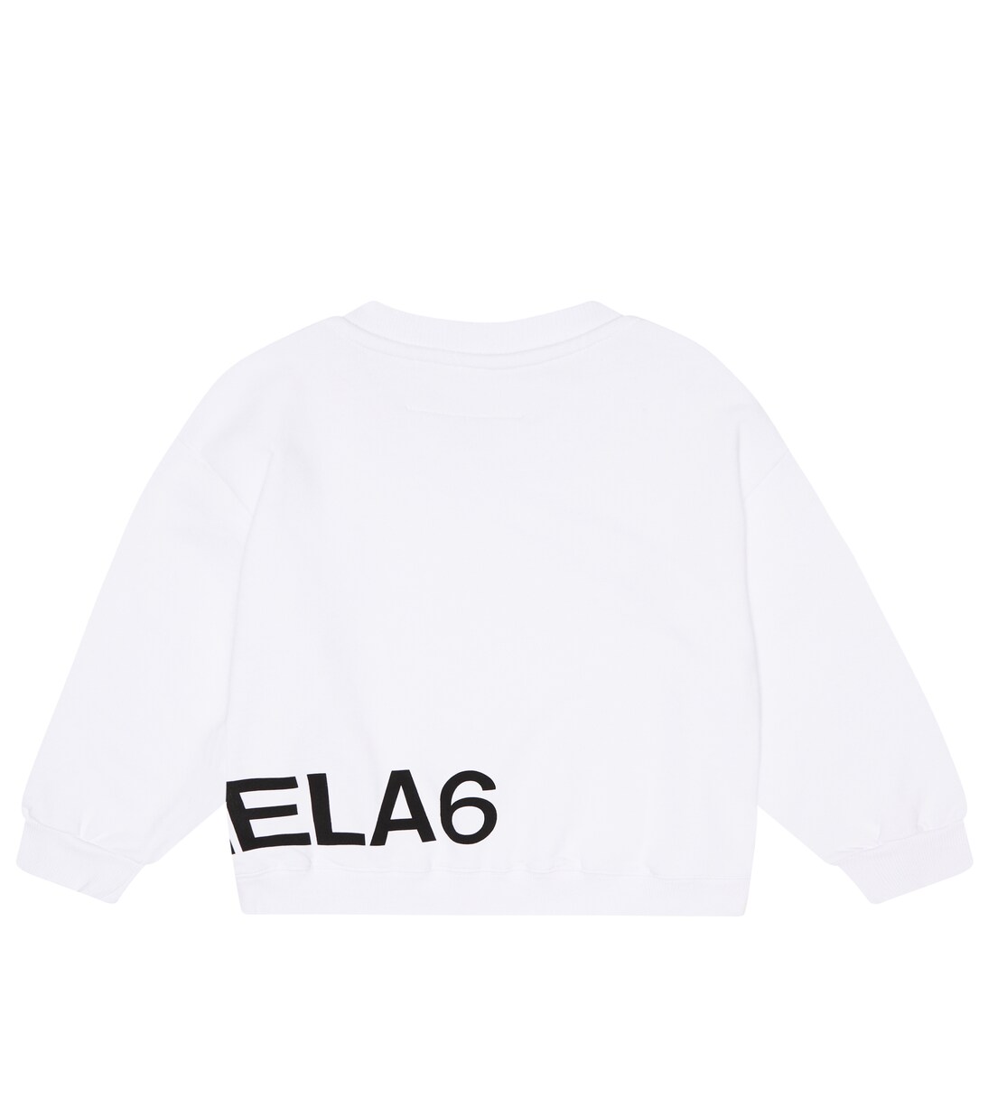 Logo-printed cotton sweatshirt | MM6 Maison Margiela Kids