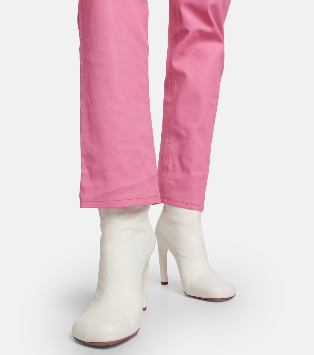 High-Rise-Hose Terry aus Leder | Stouls