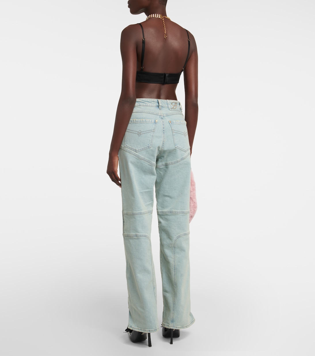 Bralette aus Satin | Blumarine