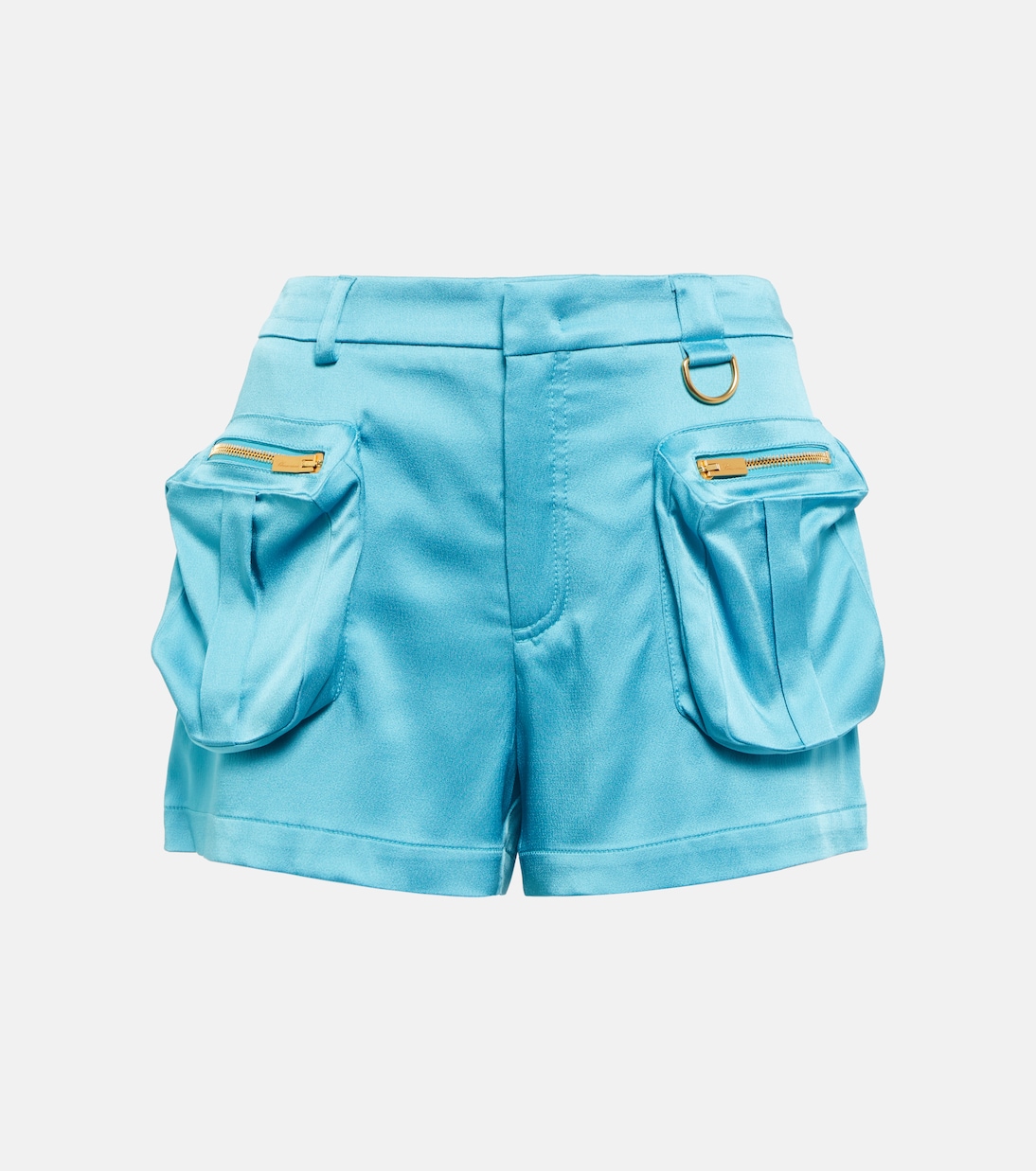 Low-Rise Shorts aus Satin | Blumarine