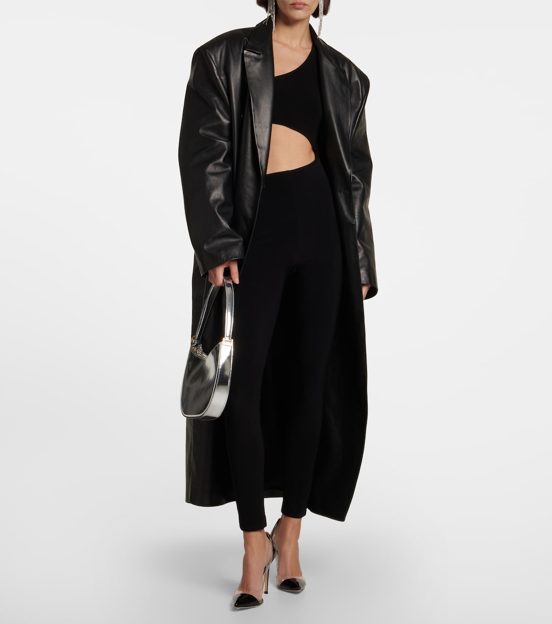 Shane asymmetric catsuit | Norma Kamali