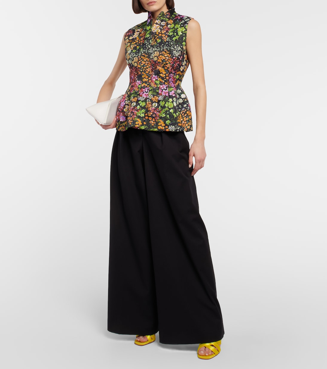 Pantoletten Oahu 95 aus Satin | Aquazzura