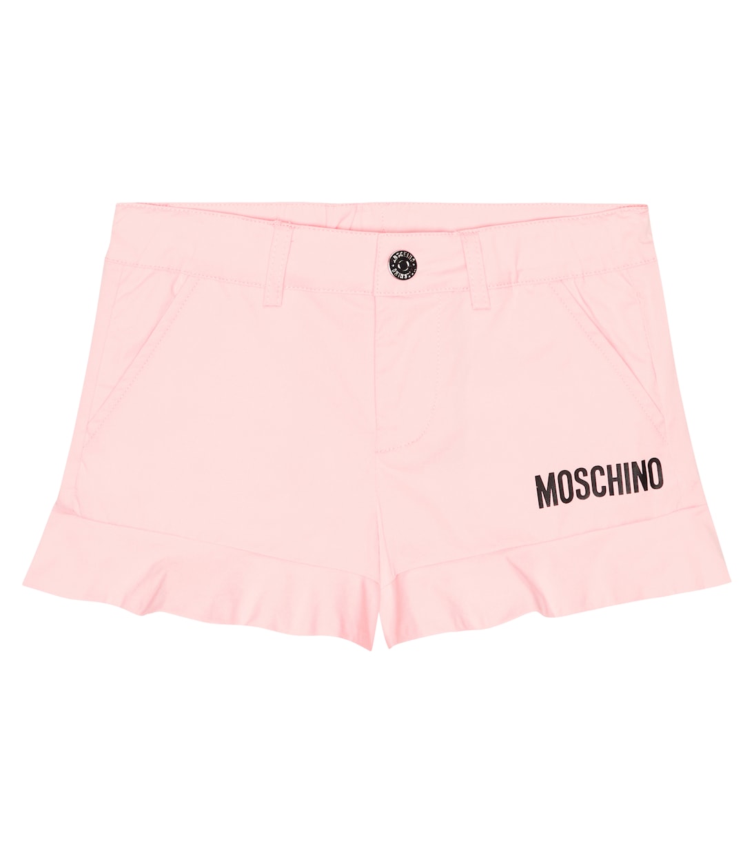 Printed cotton shorts | Moschino Kids
