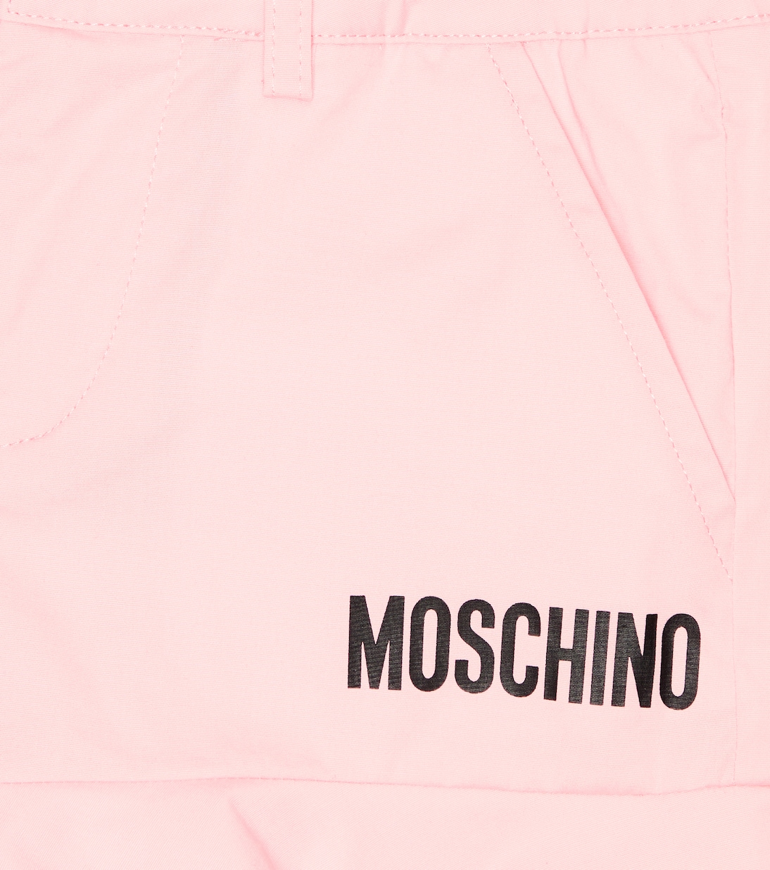 Printed cotton shorts | Moschino Kids