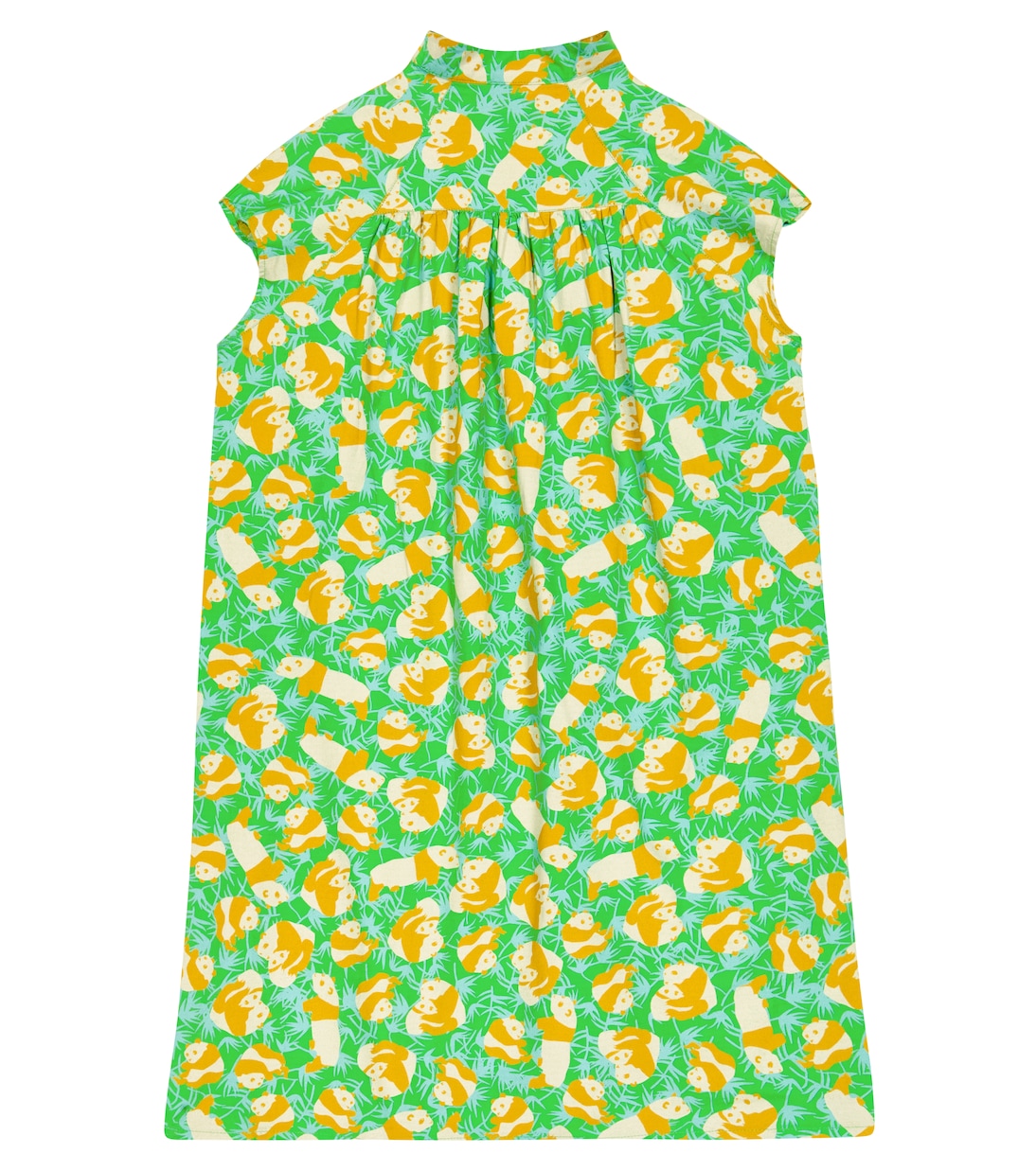 Swallow printed cotton tunic dress | The Animals Observatory