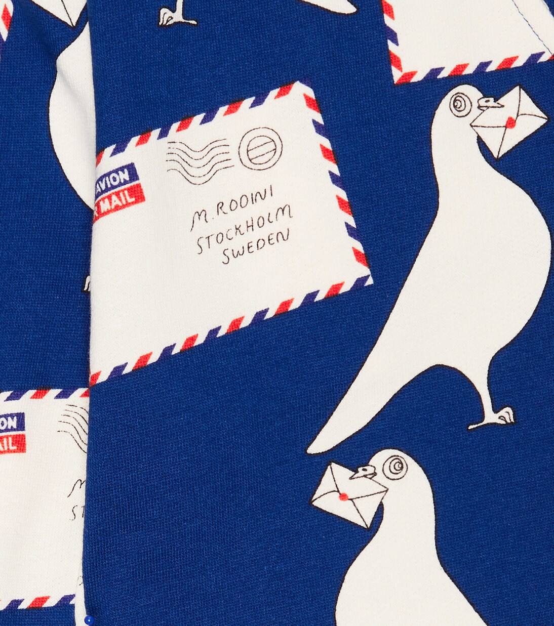 Printed cotton jersey sweatpants | Mini Rodini